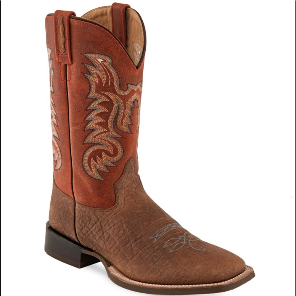 Old West leather cowboy boots